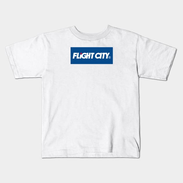 Flight City Kids T-Shirt by madebyrobbycee